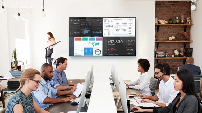 Office video wall