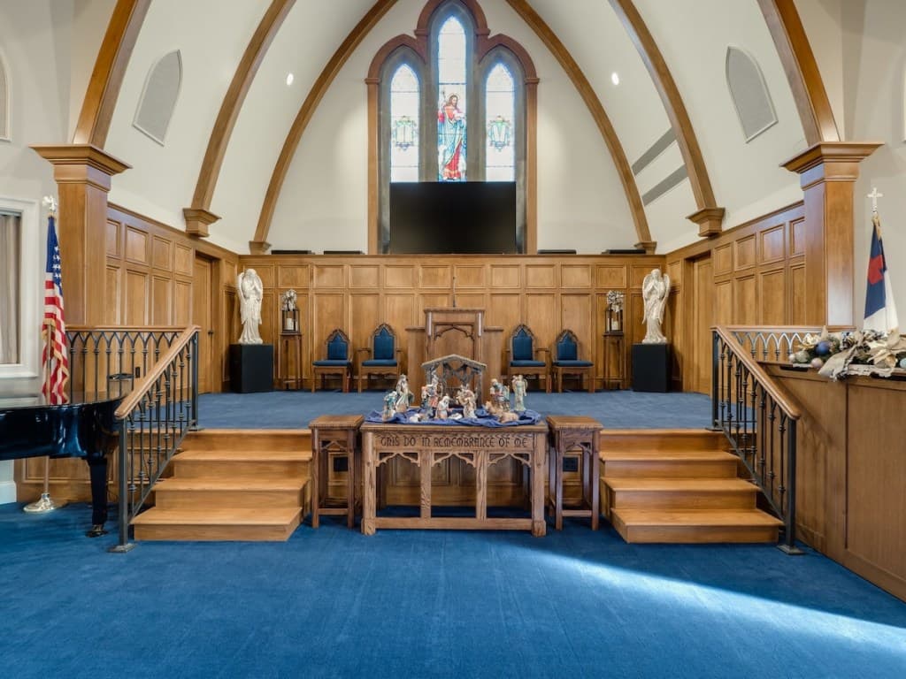 Church TV centered