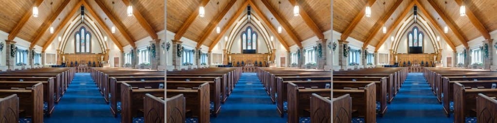 church triptych