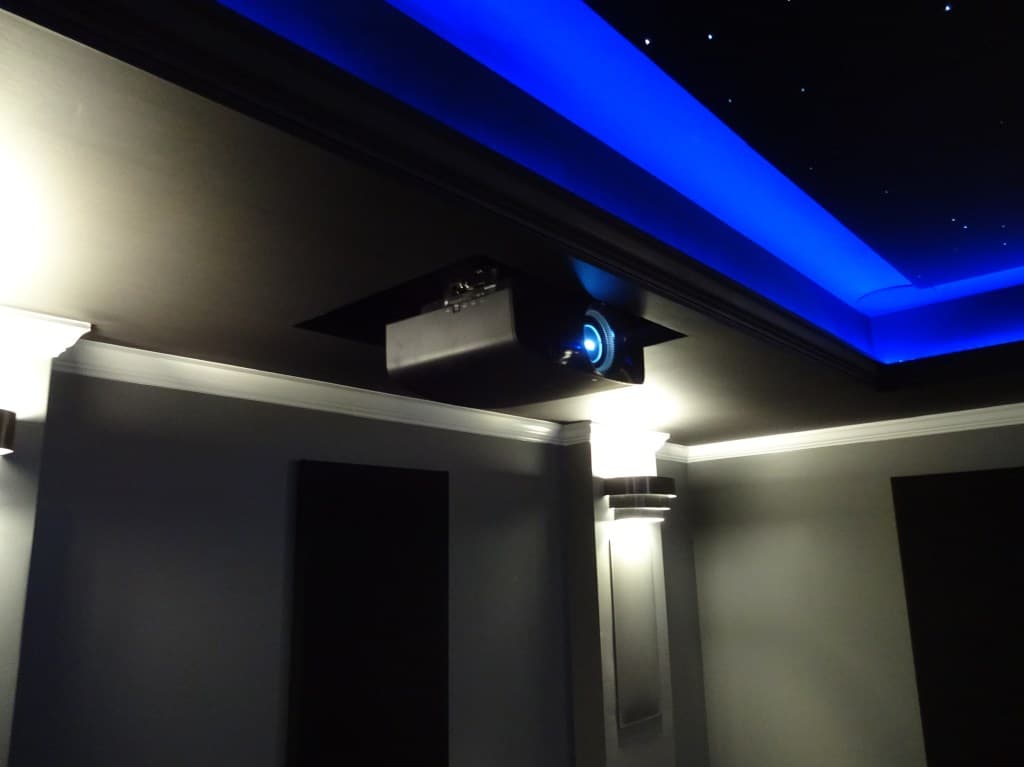 Projector side view
