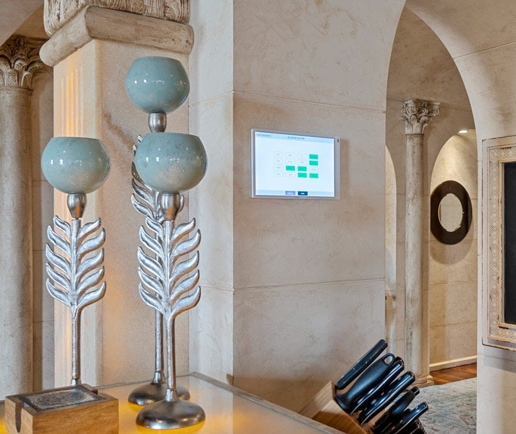 wall mounted touchscreen