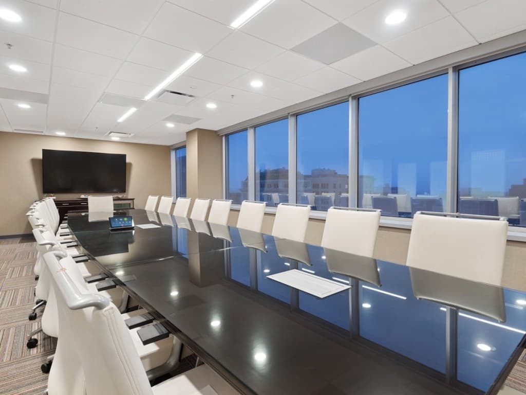 Angled View of Conference Table