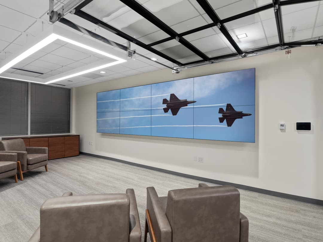 video wall with touchscreen