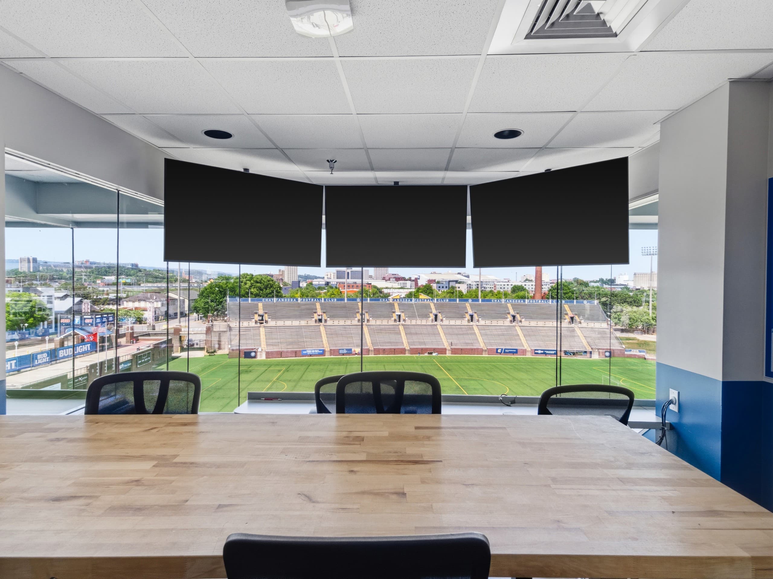 Finley Stadium Press Box