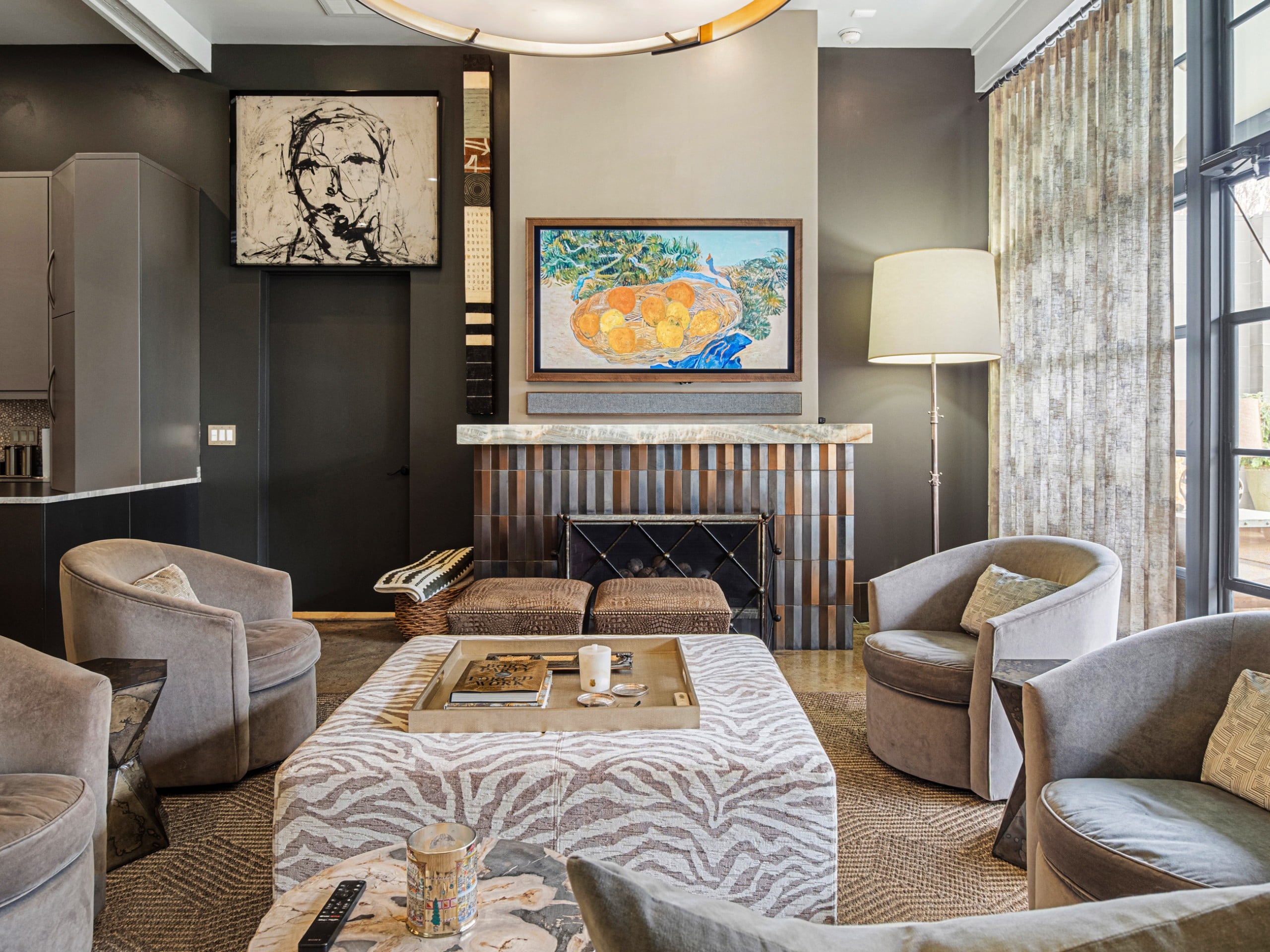 Frame TV Feature Wall